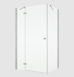 RONAL ANNEA ANT boční stěna v 90°,š.700 nickel brushed,čiré   ANT07002507