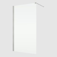 RONAL ANNEA ANT1 boční stěna v 90° 300-1200 mm, nickel brushed,čiré   ANT1SM12507