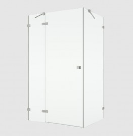 RONAL ANNEA ANTW boční stěna v 90°,š.900 nickel brushed,čiré   ANTW09002507