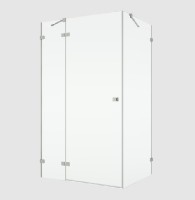 RONAL ANNEA ANTW boční stěna v 90°,š.1000 nickel brushed,čiré   ANTW10002507