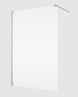 RONAL CADURA CAT4 pevná stěna samostatná Walk-in š.901-1400 aluchrom,Shade   CAT4SM25068