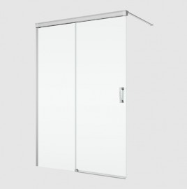 RONAL CADURA CAW2 pevná stěna samostatná Walk-in+posuvný díl 1401-1600 aluchrom,Screen  CAW2DSM25087
