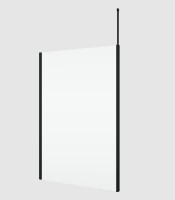 RONAL DIVERA D22WI1V WALK-IN stěna,stropní vzpěra,š. 900, černá, bílé linky   D22WI1V0900688