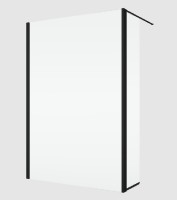 RONAL DIVERA D22WI2 WALK-IN stěna+otočný díl v 90°,š. 900, černá, čiré   D22WI20900607