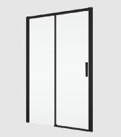 RONAL DIVERA D22S2B 1-dílné posuvné dveře levé, š. 1000 mm, černá, screen   D22S2BL1000687