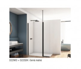 RONAL DIVERA D22SDK teleskopická stropní vzpěra 1500 mm černá    D22SDK.06.1500