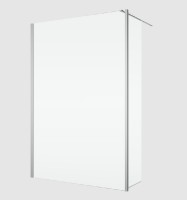 RONAL BTE2 krátká otočná stěna v 90° pro Walk-in š.420mm, aluchrom, sklo čiré  BTE204205007