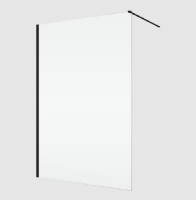 RONAL EASY 2.0 D40 pevná stěna samostatná š. 900 mm, černá, sklo čiré  D400900607