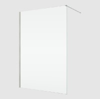 RONAL EASY 2.0 D40 pevná stěna samostatná š. 900 mm, nickel brushed, sklo čiré  D400902507