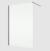 RONAL EASY 2.0 D40 pevná stěna samostatná š. 900 mm, gun metal brushed, sklo čiré  D400902607