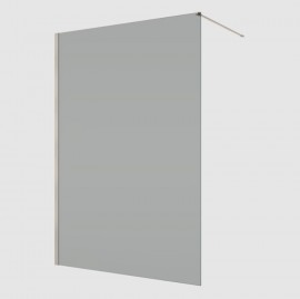 RONAL EASY 2.0 D40 pevná stěna samostatná š. 900 mm, bronze brushed, sklo šedé  D400902820