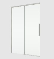 RONAL ORIANA sprchové dveře 1-křídlé+pevná stěna, š.1200 nickel brushed,čiré   D36S21202507