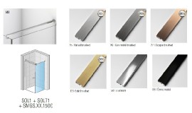 RONAL SOLINO  stabilizační vzpěra 1500 gun metal brushed,   SMGS.26.1500