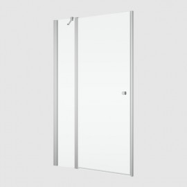 RONAL SOLINO SOL13 jednokřídlé dveře + pevná stěna 750 aluchrom, sklo čiré  SOL1307505007