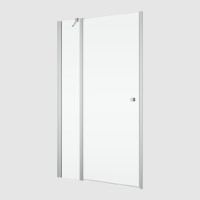 RONAL SOLINO SOL13 jednokřídlé dveře + pevná stěna 750 aluchrom, sklo čiré  SOL1307505007