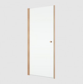 RONAL SOLINO SOL1 sprchové dveře jednokřídlé 1000 copper brushed, sklo čiré  SOL110002707
