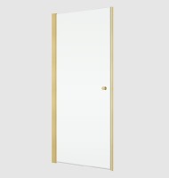 RONAL SOLINO SOL1 sprchové dveře jednokřídlé 1000 gold brushed, sklo čiré  SOL110001307