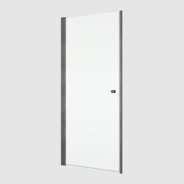RONAL SOLINO SOL1 sprchové dveře jednokřídlé 700 gun metal brushed, sklo čiré  SOL107002607