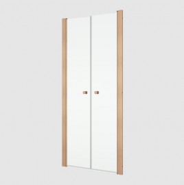 RONAL SOLINO SOL2 sprchové dveře dvoukřídlé 1000 copper brushed, sklo čiré  SOL210002707