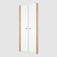 RONAL SOLINO SOL2 sprchové dveře dvoukřídlé 1000 copper brushed, sklo čiré  SOL210002707