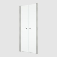 RONAL SOLINO SOL2 sprchové dveře dvoukřídlé 1000 nickel brushed, sklo čiré  SOL210002507