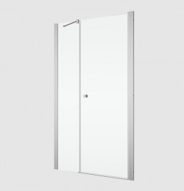 RONAL SOLINO SOL31 jednokřídlé dveře + pevná stěna 900-1400 aluchrom, sklo čiré  SOL31SM15007