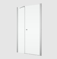 RONAL SOLINO SOL31 jednokřídlé dveře + pevná stěna 900-1400 aluchrom, sklo čiré  SOL31SM15007