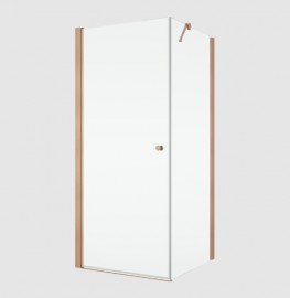 RONAL SOLINO SOLT1 boční stěna v 90° v.1984,š.1000 copper brushed, sklo čiré  SOLT110002707