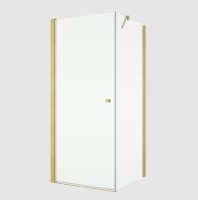 RONAL SOLINO SOLT1 boční stěna v 90° v.1984,š.700 gold brushed, sklo čiré  SOLT107001307