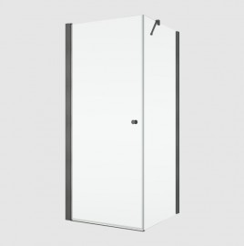 RONAL SOLINO SOLT1 boční stěna v 90° v.1984,š.1000 gun metal brushed, sklo čiré  SOLT110002607