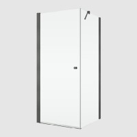 RONAL SOLINO SOLT1 boční stěna v 90° v.1984,š.700 gun metal brushed, sklo čiré  SOLT107002607