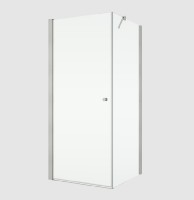 RONAL SOLINO SOLT1 boční stěna v 90° v.1984,š.700 nickel brushed, sklo čiré  SOLT107002507