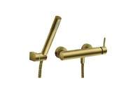 NOVASERVIS FERRO CIRICULUS baterie sprchová nástěnná  brushed gold   BCK77BG