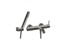 NOVASERVIS FERRO CIRICULUS baterie vanová nástěnná s přepínačem gun metal   BCK11GM