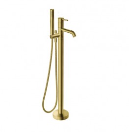 NOVASERVIS FERRO CIRICULUS baterie vanová volně stojící, brushed gold   BCK11FBG