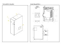 OPOP Peletový kotel BIOPEL MINI KOMPAKT SET 11 kW / V9, na 225 kg pelet    22511