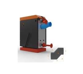 OPOP Redukce kouřovodu průměr 160 - pro kotel H425 EKO U      NREDKOUROV160