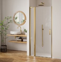 ROTH PASTEL sprchové dveře PLPIF jednokřídlé 1000 mm, Bronze, čiré   PL PIF 100200 9PE