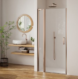ROTH PASTEL sprchové dveře PLPIF jednokřídlé 1200 mm, Rose Gold, čiré   PL PIF 120200 5PE