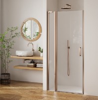 ROTH PASTEL sprchové dveře PLPIF jednokřídlé 1000 mm, Rose Gold, čiré   PL PIF 100200 5PE