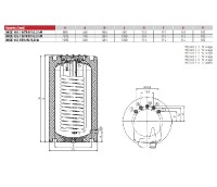 DRAŽICE zásobníkový ohřívač OKCE 160 NTR/HV/2,2kW kombinovaný,horní vývod,závěsný 1106706117