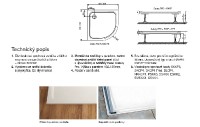 Ravak Galaxy sprchová vanička Elipso Pro Chrome 80x80 bílá XA244401010