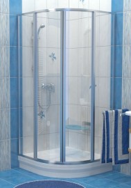 Ravak Supernova SKCP4-90 čtvrtkruhový sprchový kout rám bílý výplň Pearl 3117O10211