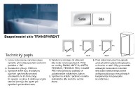 Ravak Pivot PDOP1-90 sprchové dveře otočné rám bílý výplň Transparent 03G70100Z1