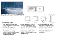 Ravak Pivot PDOP2-100 sprchové dveře otočné rám bílý/bílý výplň Transparent 03GA0101Z1