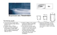 Ravak Pivot PSKK3-100 čtvrtkruhový sprchový kout rám bílý výplň Transparent 376AA100Z1