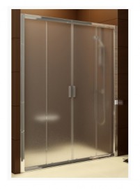 Ravak Blix BLDP4 140 sprchové dveře rám bílý výplň Transparent 0YVM0100Z1