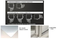 Roltechnik sprchové dveře PXDO1N 900 výplň satinato rám brillant 525-9000000-00-15