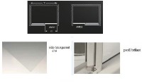 Roltechnik sprchové dveře AMD2 1300 výplň transparent rám brillant 620-1300000-00-02