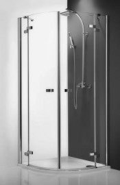 Roltechnik sprchový kout GR2 800 výplň transparent rám brillant panty chrom 131-8000000-00-02